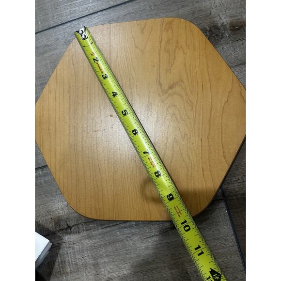 Longaberger 10” Generations Basket Lid Classic stain hexagon - Picture 1 of 3